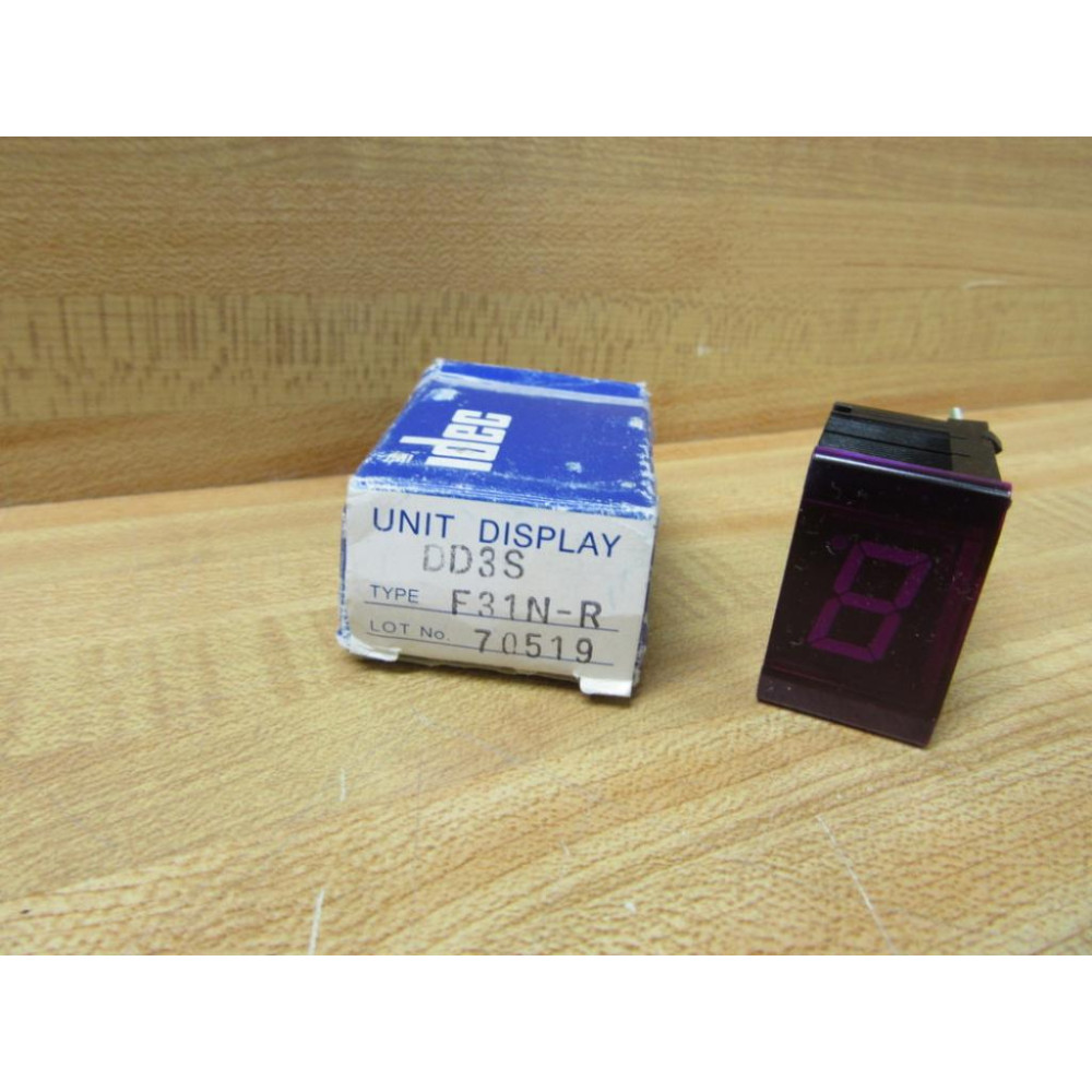 IDEC DD3S-F31N-R Unit Display DD3SF31NR