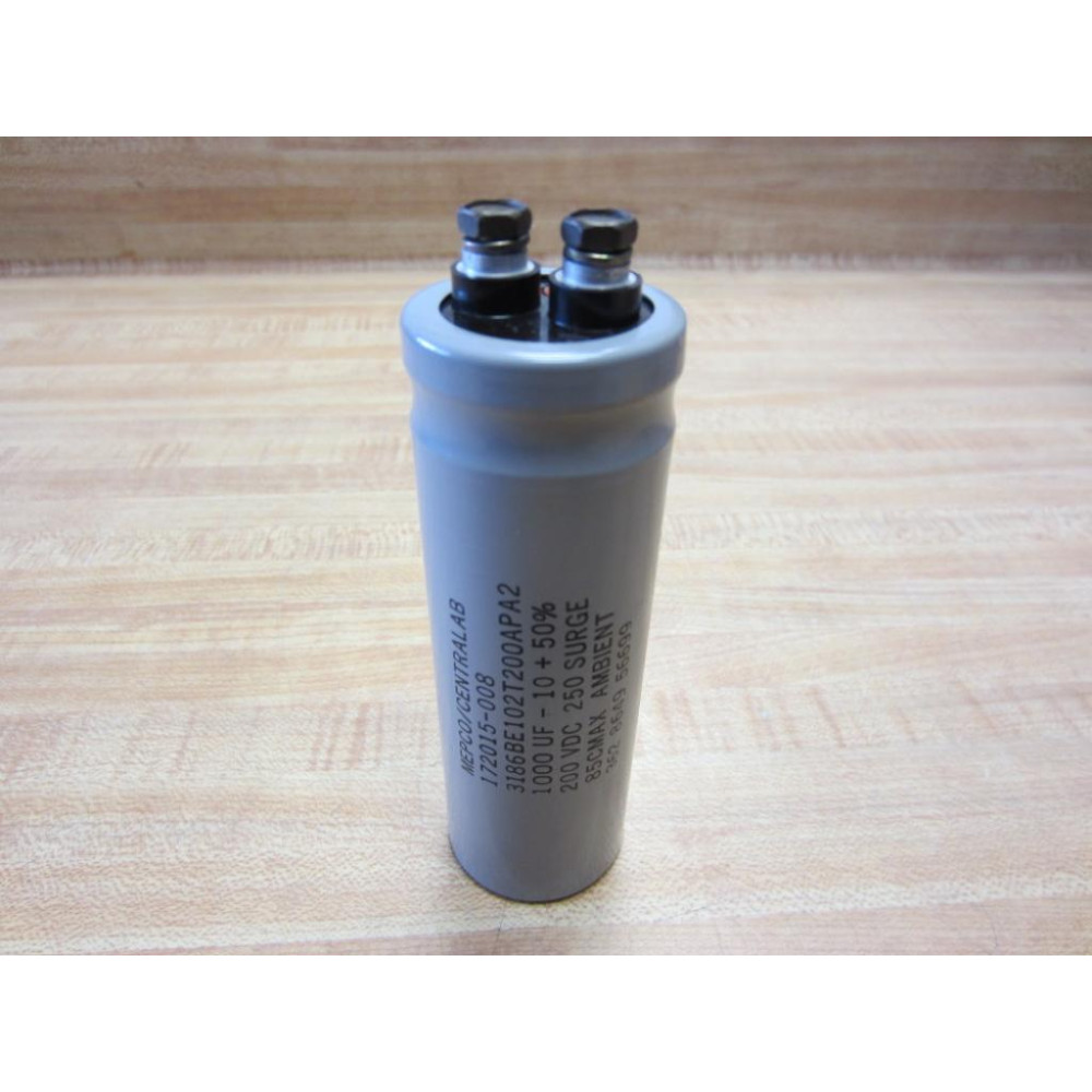 MepcoCentralab 172015-008 Capacitor 1000UF 200VDC 172015008 - New No Box
