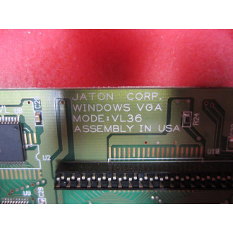 Jaton VL36 Video Card Windows VGA 12598 - Used