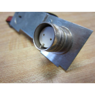 3600676001 2 Pin Threaded Female Connector With Bracket White - Used