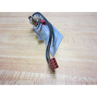 3600676001 2 Pin Threaded Female Connector With Bracket White - Used