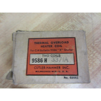 Cutler Hammer 9586 H 3371A Eaton 9586H3371A Thermal Overload Heater Coil (Pack of 2)