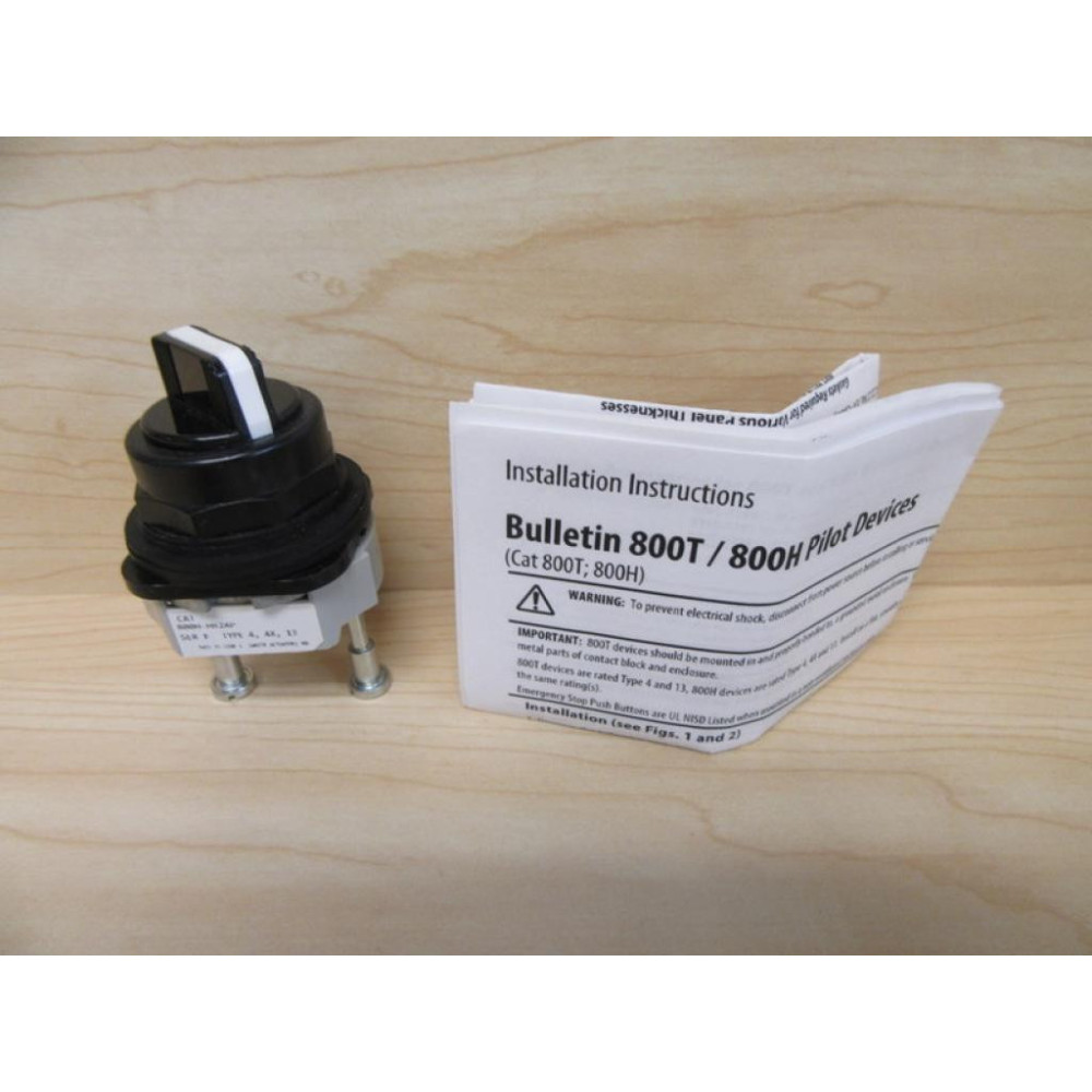 Allen Bradley 800H-HR2AP Selector Switch WO Contact Block - New No Box