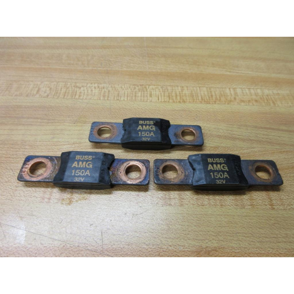 Buss AMG-150 Bussmann Fuse Cross Ref 6AYK6 (Pack of 3) - Used