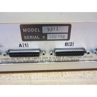 Giltronix 5211 Selecto-Switch, 3 Device, Indicator Lights, 25 Pin D-Sub - Used