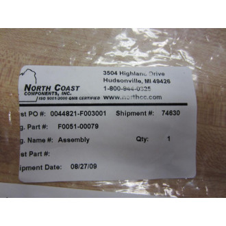 North Coast Components F0051-00079 Wiring Assy For Mematic Servo 2 IO Rev 4