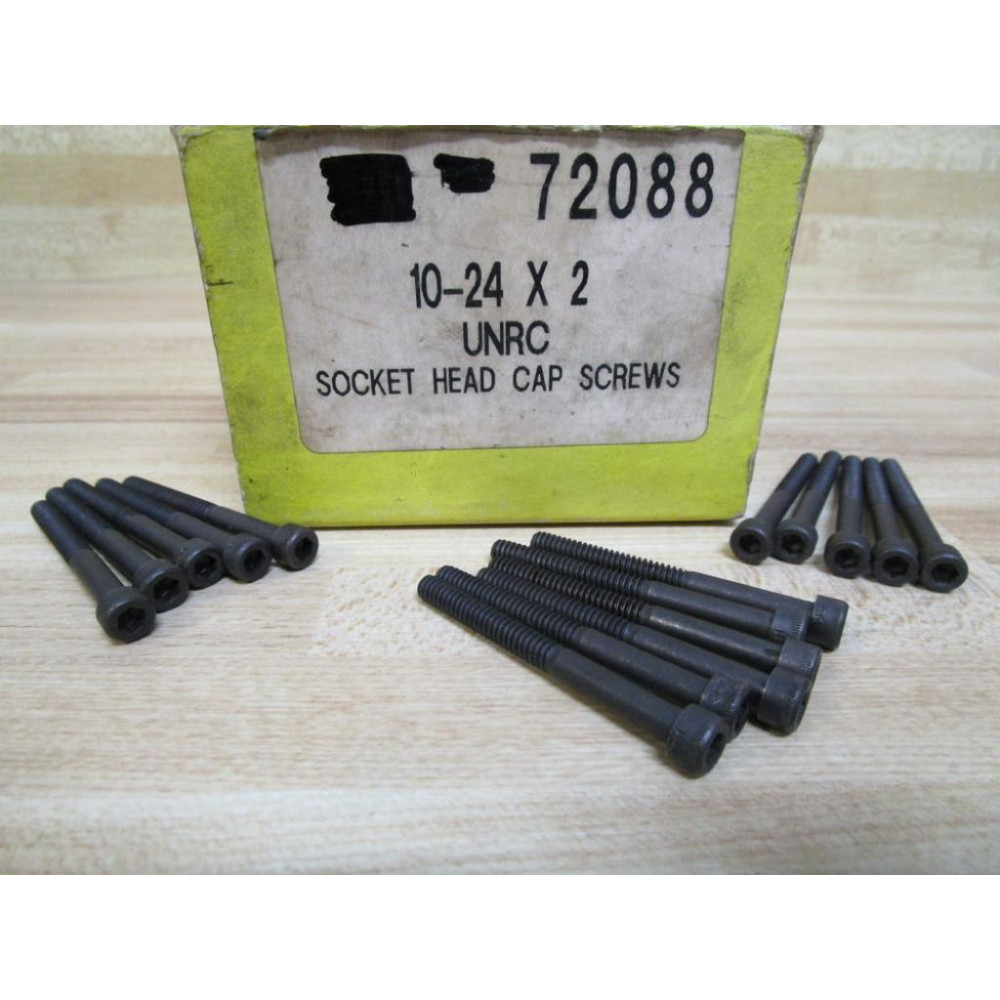 Holo-Krome 72088 10-24 X 2 UNRC Socket Head Cap Screws (Pack of 16)