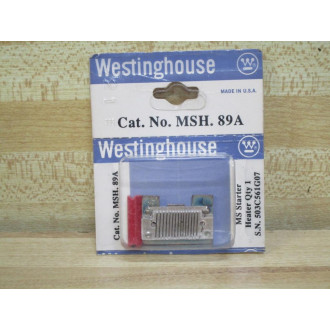Westinghouse MSH .89A Heater Element 503C561G07