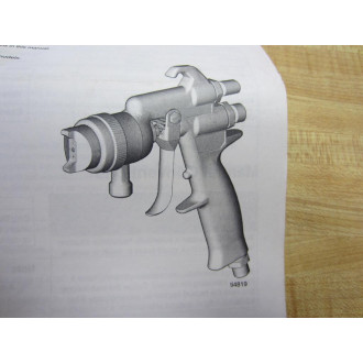 Graco 310692E Delta Spray XT Gun Instructions Parts Manual W 192757 Rev D - Used