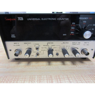 Simpson 7026 Universal Electronic Counter Serial No. 05558 - Used