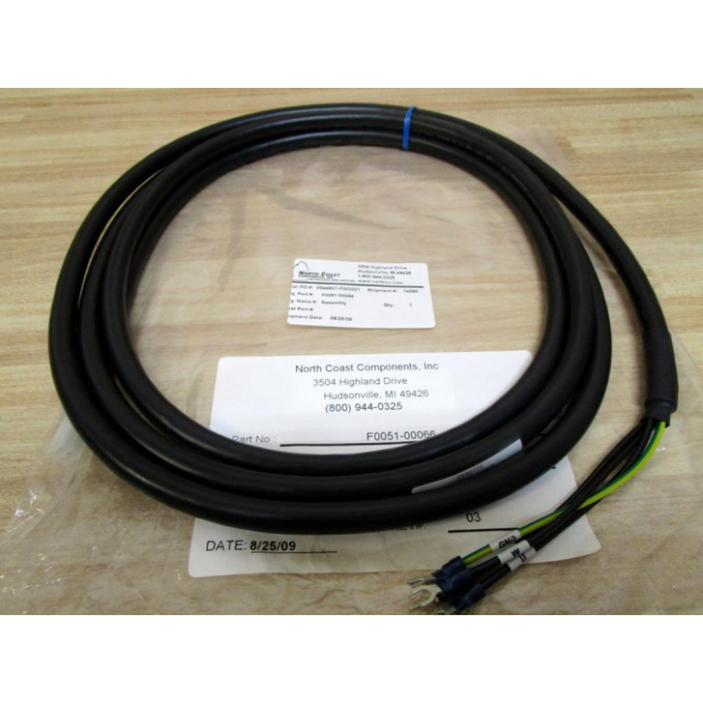 Dematic F0051-00066 Servo 2 Power Cable F005100066