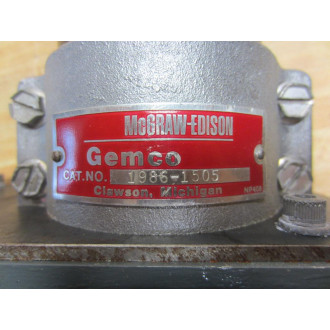 Gemco 1986-1505 Resolver McGraw-Edison 19861505 With 5:1 Gearbox - Used