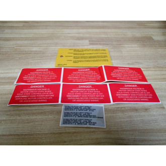 Hazard 40055-011-02 (C) Danger Sticker 4005501102C (Pack of 7)