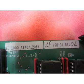Vickers 170L002E Circuit Board Comau BI 1000 1*40120it - Used