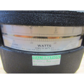 Singer DLWEW-5 Watt Meter DLWEW5 No. 703224 - Used