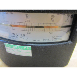 Singer DLWEW-5 Watt Meter DLWEW5 No. 703224 - Used