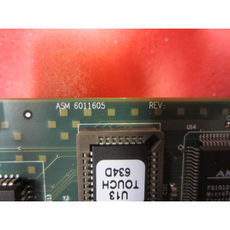 ASM 6011605 Touch Screen Control 6011604-002 LY 973AH3061027 - Used