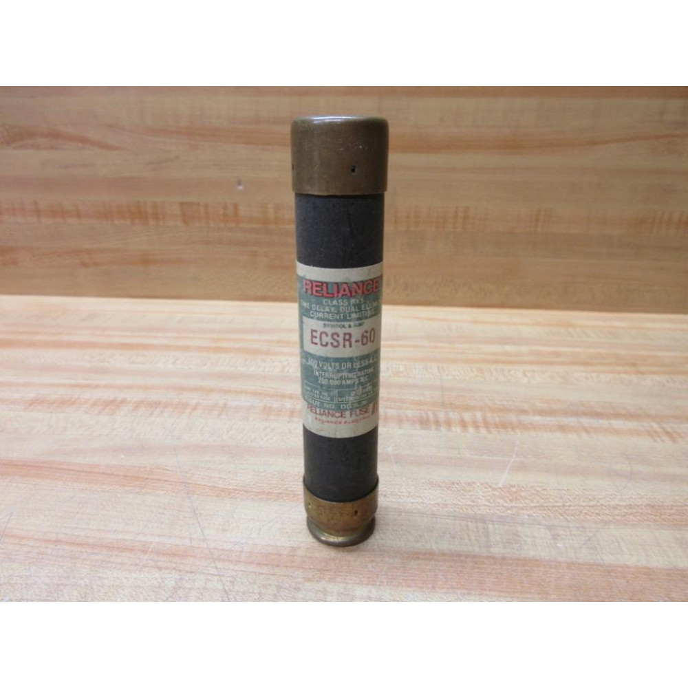 Reliance ECSR-60 Fuse Cross Ref 1A707 - New No Box