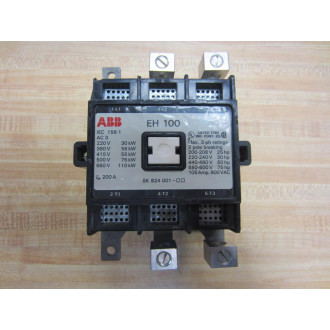 ABB EH100C-1 Contactor 105A 600VAC 3 Pole 110120V EH 100 EH100C1 - Used