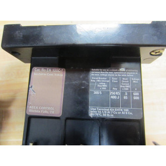ABB EH100C-1 Contactor 105A 600VAC 3 Pole 110120V EH 100 EH100C1 - Used