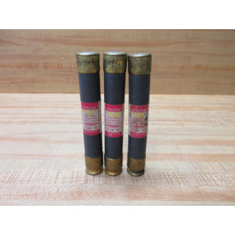 Littelfuse FLSR-10 Fuse Cross Ref 486L27, FLSR010 (Pack of 3) - Used