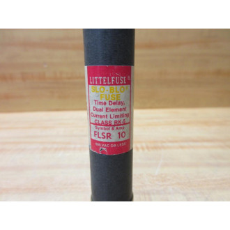 Littelfuse FLSR-10 Fuse Cross Ref 486L27, FLSR010 (Pack of 3) - Used