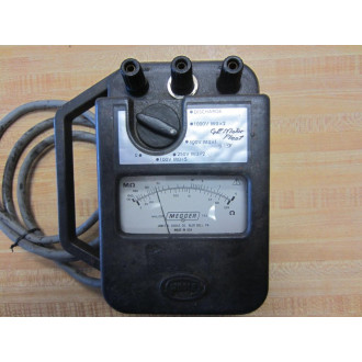 James G. Biddle 21259 Megger Ohms 120V 0.1A Tested To Power Up - Used