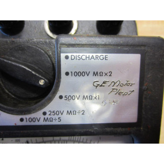 James G. Biddle 21259 Megger Ohms 120V 0.1A Tested To Power Up - Used
