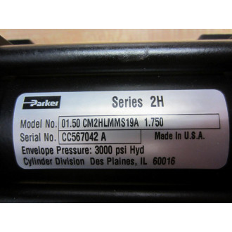 Parker 01.50 CM2HLMMS19A 1.750 Cylinder Series 2H - New No Box