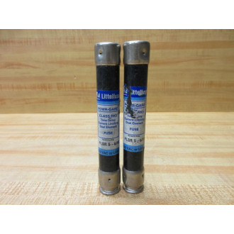 Littelfuse FLSR-5-610 Powr-Gard Fuse Cross Ref 3W686 (Pack of 2) - Used
