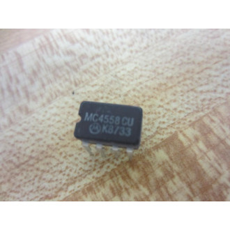 Motorola MC4558CU Integrated Circuit (Pack of 7)