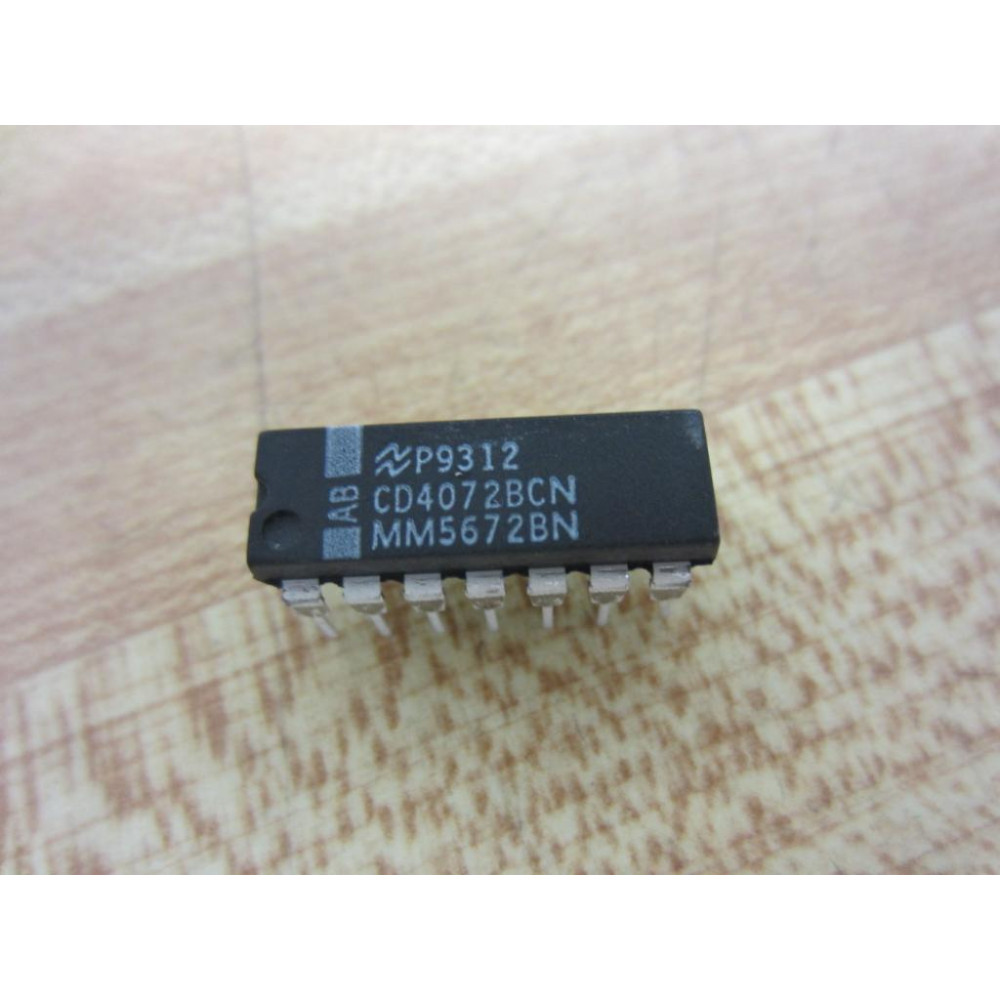 National Semiconductor CD4072BCN Integrated Circuit (Pack of 6) - New No Box