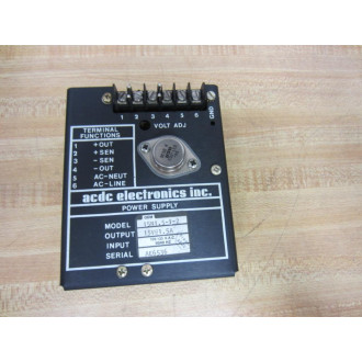 ACDC Electronics 15N1.5-1-2 15N1512 Power Supply - Used