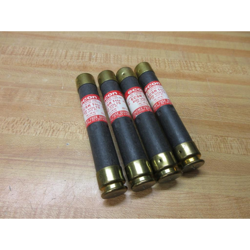 Economy Fuse ECSR-1-810 Econ Fuse Cross Ref 4A459 (Pack of 4) - New No Box