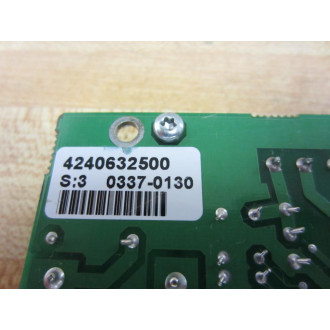 Atlas Copco 4240 6325 00 4240632500 Circuit Board 3 0337-0130 - Used