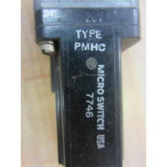 Micro Switch PMHC Honeywell Push Button Green Lens - Used