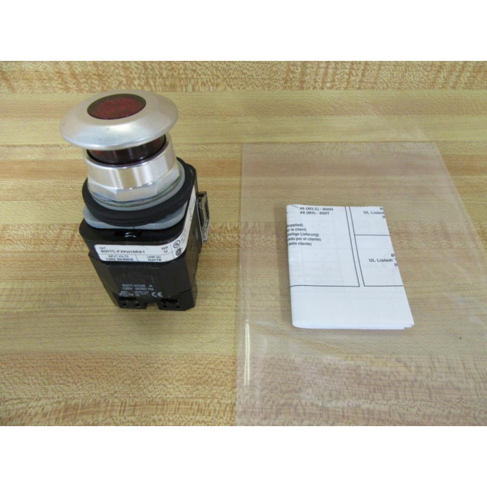 Allen Bradley 800TC-FXPH16RA1 Button 800TCFXPH16RA1 w800TC-N326 & 800TC-XA1 - New No Box