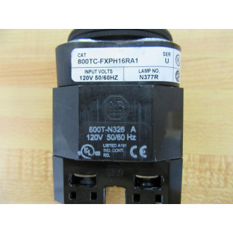 Allen Bradley 800TC-FXPH16RA1 Button 800TCFXPH16RA1 w800TC-N326 & 800TC-XA1 - New No Box