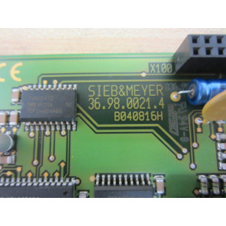 Sieb & Meyer 36.98.0021.3 369800213 B021112H Board 1000194950 - Used