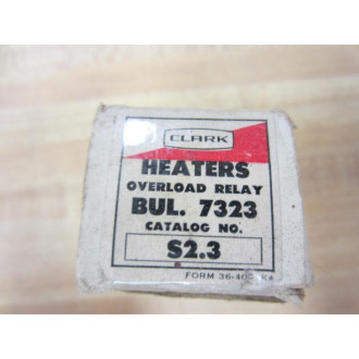 Joslyn Clark S2.3 Heater Overload Relay S23 (Pack of 2)