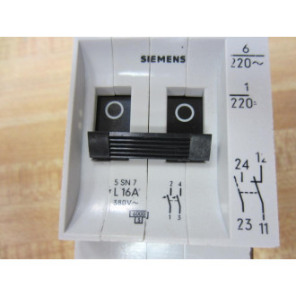 Siemens 5SN 7 L Circuit Breaker 5SN7L 5SN7-L16 16A - Used