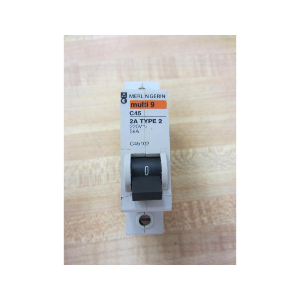 Merlin Gerin C45102 Square D Breaker 2A 45102 Schneider - New No Box