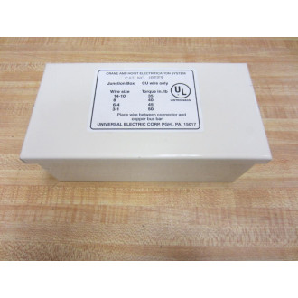 Universal Electric JBEF3 Junction Box - New No Box