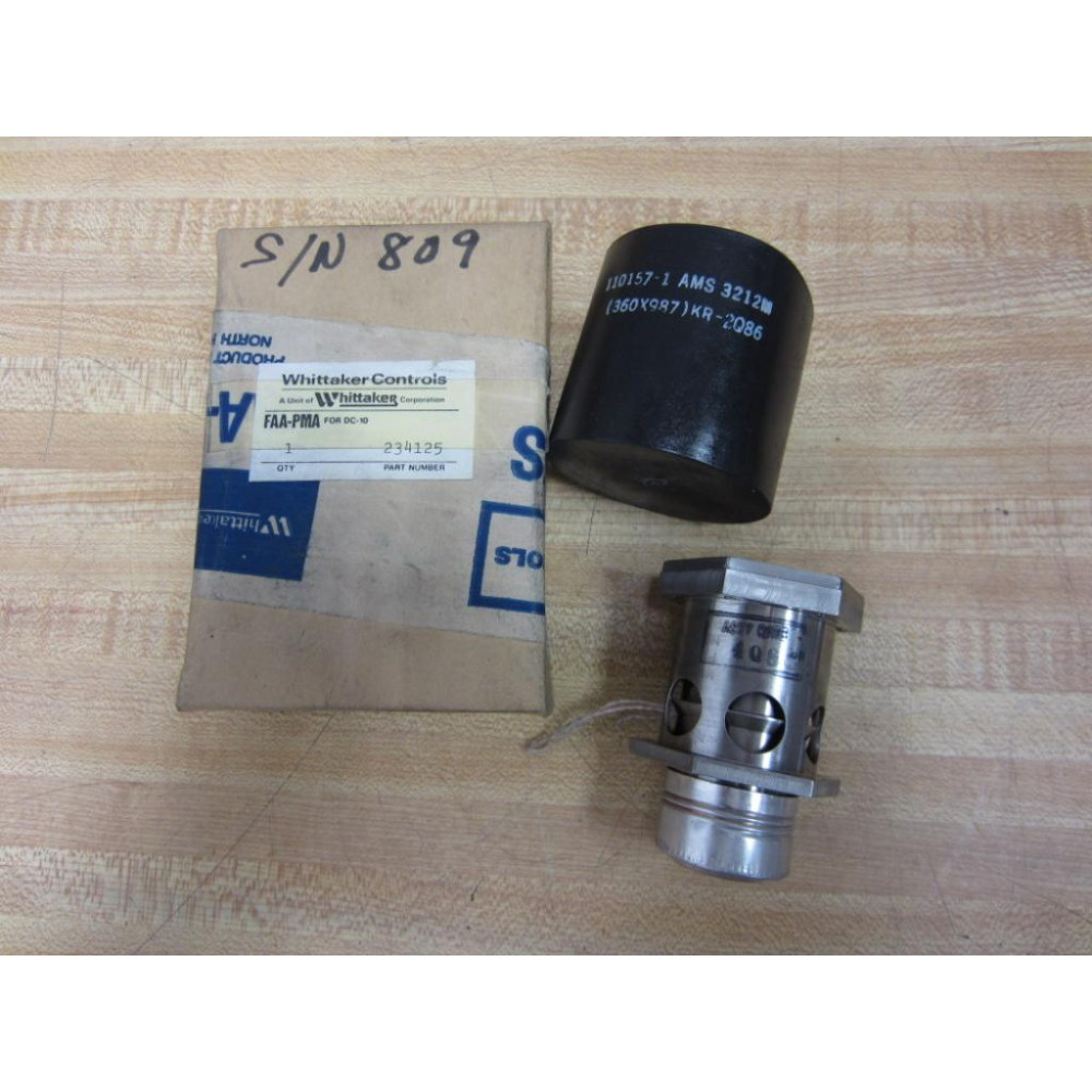 Whittaker Controls 234125 Fuel Pressure Relief FAA-PMA