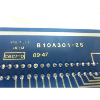 Helm B10C301-2 Circuit Board B10A301-2S Z23180 - Used