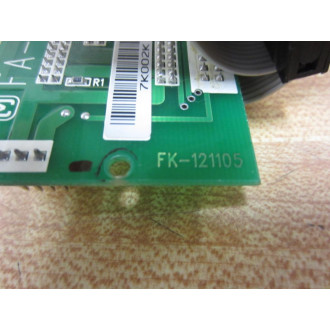 Moog FA-121105 FA121105 Board w Ribbon FK-121105 7K002K - Used
