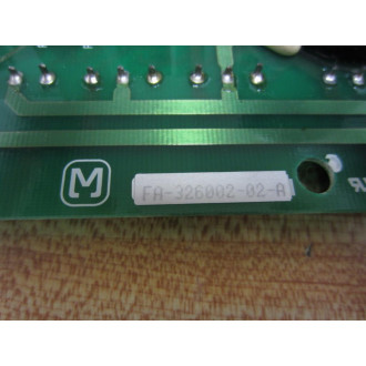 Moog FA-326002-02-A FA32600202A Circuit Board 00C765I - Used