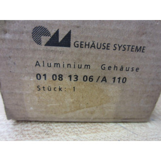 Gehause 01 08 13 06A 110 Aluminium Gehause 01081306A110