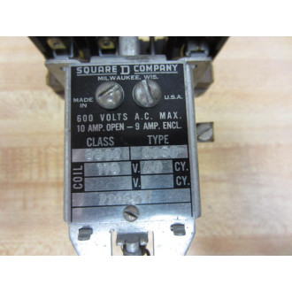 Square D 8502-0030 Relay 85020030 - Used