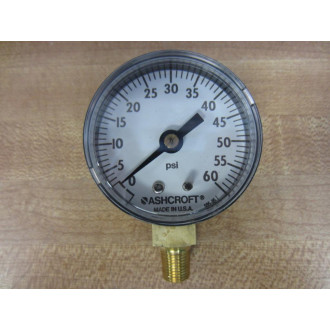 Ashcroft 20W1005PH 01L XZG 60 Gauge 0-60 Psi 18" 5WH36